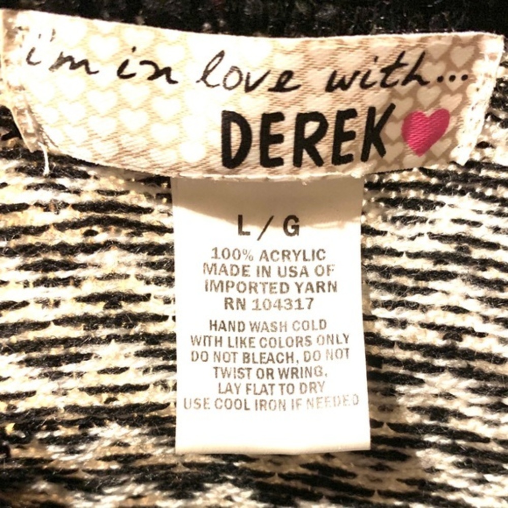 Multi Pattern Color Block Soft Cropped Sweater - image 8